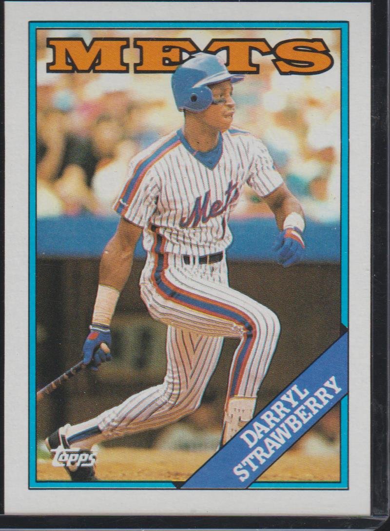 Amazon.com: 1988 Topps Darryl Strawberry Mets Baseball Card #710